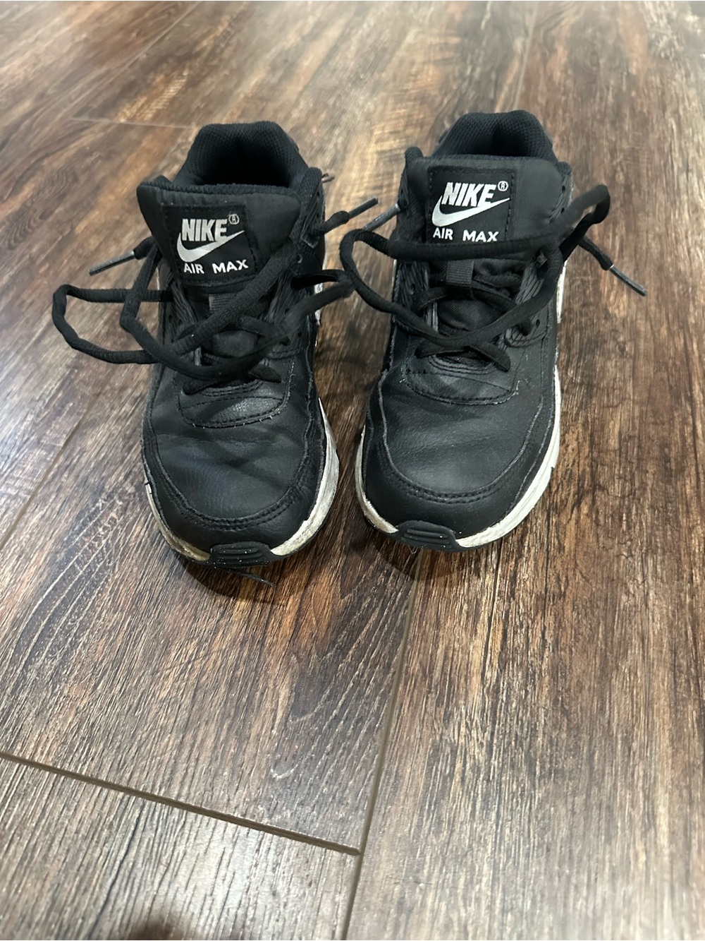 Nike Kids Black and White Air Max Sneakers